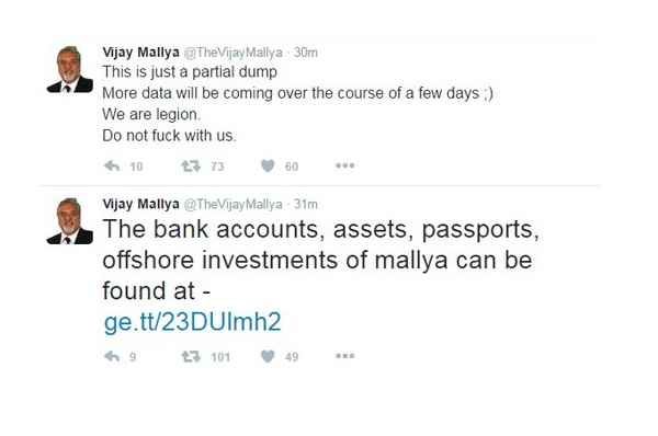 mallya account hack