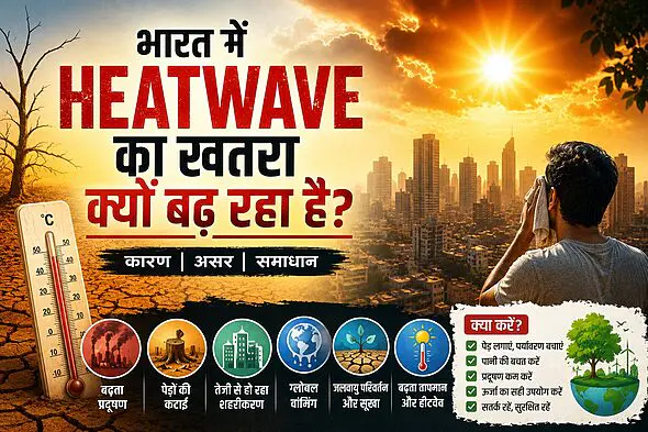 भारत में Heatwave का खतरा क्यों बढ़ रहा है? 4 भारत में Heatwave का खतरा क्यों बढ़ रहा है? 4