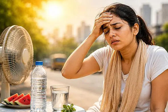 गर्मी में चक्कर, कमजोरी और सिरदर्द? जानिए हीटवेव से बचने के तरीके 4 गर्मी में चक्कर, कमजोरी और सिरदर्द? जानिए हीटवेव से बचने के तरीके 2